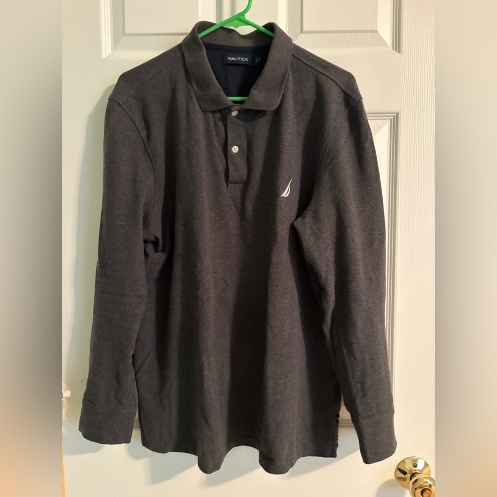Nautica Men's Charcoal Polo Shirt